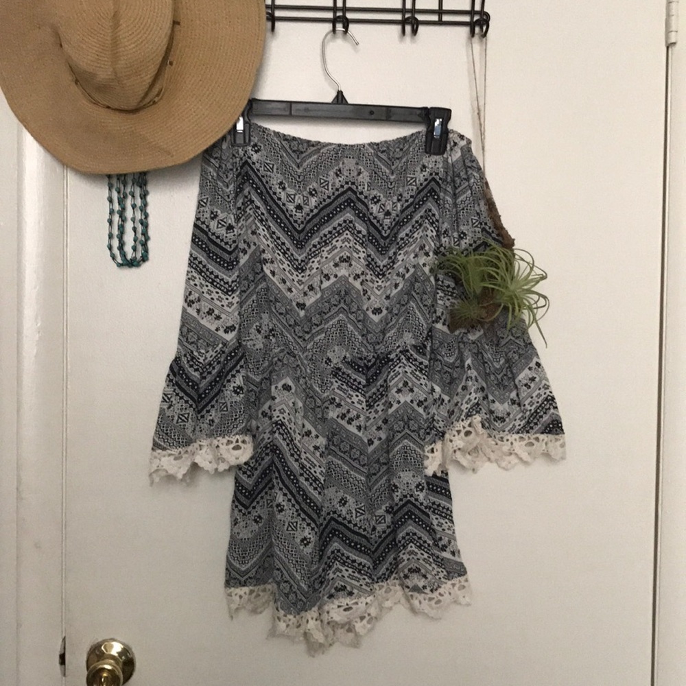 Strapless romper